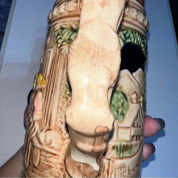 Trimont‎ Ware Vintage Beer Stein Mug Made in Japan German Writing Guitar - Picture 5 of 7